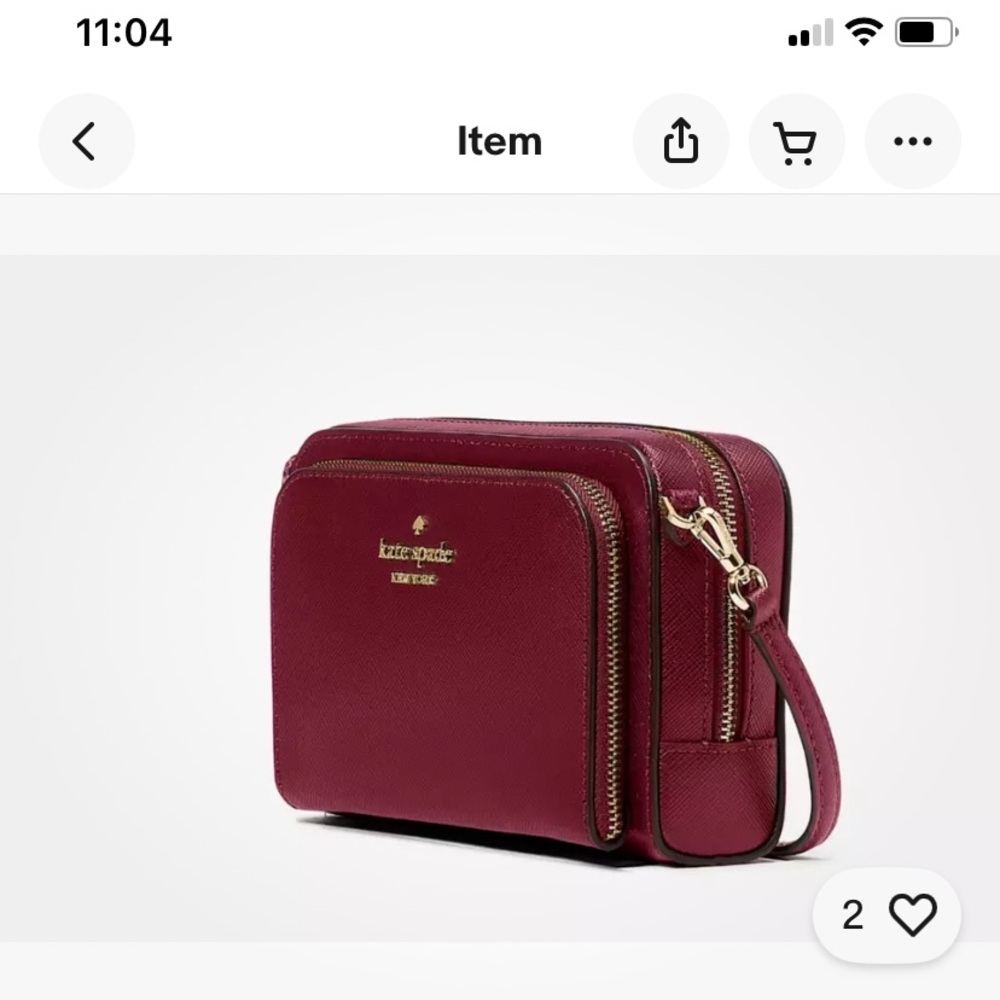 Kate Spade New York Staci dual zip crossbody